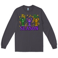 Smoke Tis The Season Crawfish Mardi Gras Long Sleeve Tee - FaDigitalArtStudio