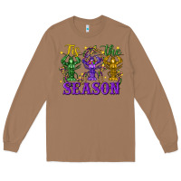 Toasted Coconut Tis The Season Crawfish Mardi Gras Long Sleeve Tee - FaDigitalArtStudio