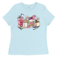 Baby Blue Mama coffee cup mother's day Ladies Tee - HowdyJamesFarm