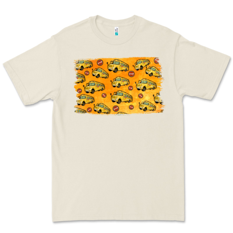 School Bus Pattern Premium Tee by Jasminsmagicworld | Teevron