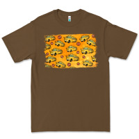 Cacao School Bus Pattern Premium Tee - Jasminsmagicworld