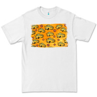 White School Bus Pattern Premium Tee - Jasminsmagicworld