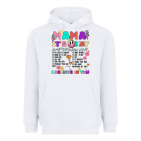 White mama it's okay Heavyweight Hoodie - JahusDesignShop