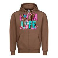 Chestnut mom life Zipper Hoodie - AdoDesignShop