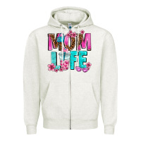 Mom Life Zipper Hoodie | Teevron