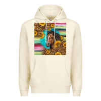 Sandshell quarter horse aztec pattern Premium Hoodie - LillyAllenDesigns