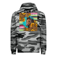 Slate Camo quarter horse aztec pattern Premium Hoodie - LillyAllenDesigns