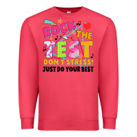 Cardinal rock the test don't stress! just do your best Premium Sweatshirt - JahusDesignShop
