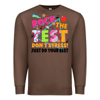 Chestnut rock the test don't stress! just do your best Premium Sweatshirt - JahusDesignShop
