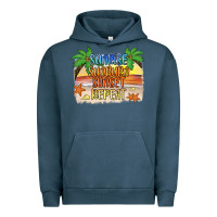Pigment Midnight Navy sunrise sunburn sunset repeat2 Urban Hoodie - JahusDesignShop
