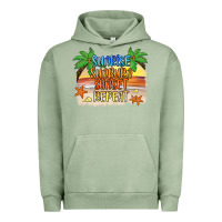 Pigment Oil Green sunrise sunburn sunset repeat2 Urban Hoodie - JahusDesignShop
