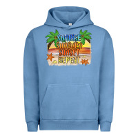 Pigment Pebble Blue sunrise sunburn sunset repeat2 Urban Hoodie - JahusDesignShop