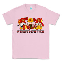 Bubblegum Pink firefighter gnomes Classic Tee - Artiststas