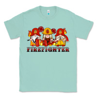 Seafoam firefighter gnomes Classic Tee - Artiststas