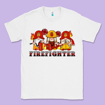 Firefighter Gnomes Classic Tee Designed By Artiststas