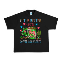 Black Life Is Better With Coffee And Plants Cactus Coffe Urban Heavy Tee - FaDigitalArtStudio