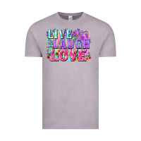 Vintage Zinc Live laugh love hippie Valentine's Day Vintage Tee - FaDigitalArtStudio