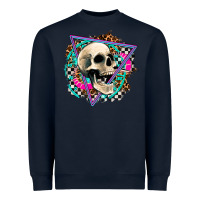 Navy race skull Heavyweight Sweatshirt - AdoDesignShop