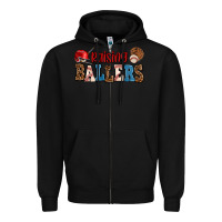 Black raising ballers Zipper Hoodie - AdoDesignShop