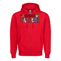 Red raising ballers Zipper Hoodie - AdoDesignShop
