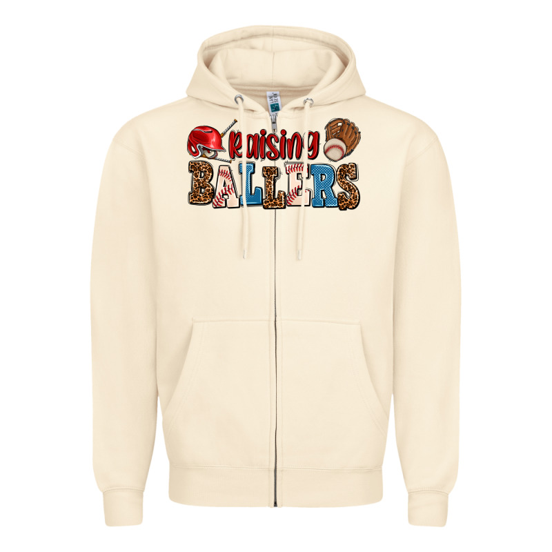 Raising Ballers Zipper Hoodie by AdoDesignShop | Teevron