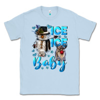 Dusty Blue ice ice baby Classic Tee - CowGirlArtShop