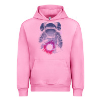 Fuchsia Pink astronaut deep space Urban Hoodie - maiPhamDesign