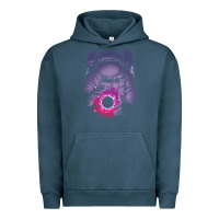 Pigment Midnight Navy astronaut deep space Urban Hoodie - maiPhamDesign