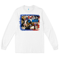 White Red White Moo Heifers Long Sleeve Tee - RanaPortraitStore
