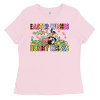 Easter Wishes And Bunny Kisses Easter Gnomies  Eas Ladies Tee | Teevron