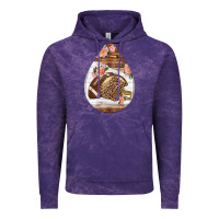 Cloud Purple american football and western roses teardrop Vintage Hoodie - BundleAndBundleShop