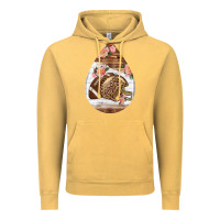 Vintage Mustard american football and western roses teardrop Vintage Hoodie - BundleAndBundleShop