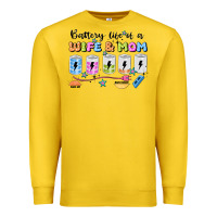 Lemon battery life of a wife & mom Premium Sweatshirt - JahusDesignShop