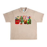 French Oak Mexico Coffee Cups With Cactus And Tequila Bottle Urban Heavy Tee - FaDigitalArtStudio