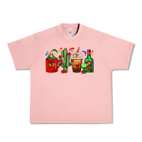 Salmon Mexico Coffee Cups With Cactus And Tequila Bottle Urban Heavy Tee - FaDigitalArtStudio