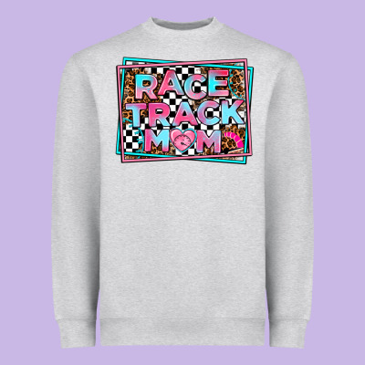 Race Track Mom Heavyweight Sweatshirt Designed By Adodesignshop