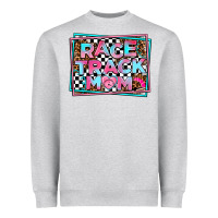 Heather Grey race track mom Heavyweight Sweatshirt - AdoDesignShop