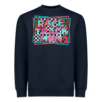 Navy race track mom Heavyweight Sweatshirt - AdoDesignShop