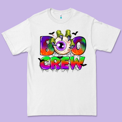 Boo Crew Premium Tee Designed By Cowgirlartshop