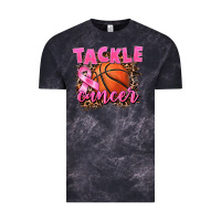 Cloud Black Tackle Cancer Basketball Vintage Tee - FaDigitalArtStudio