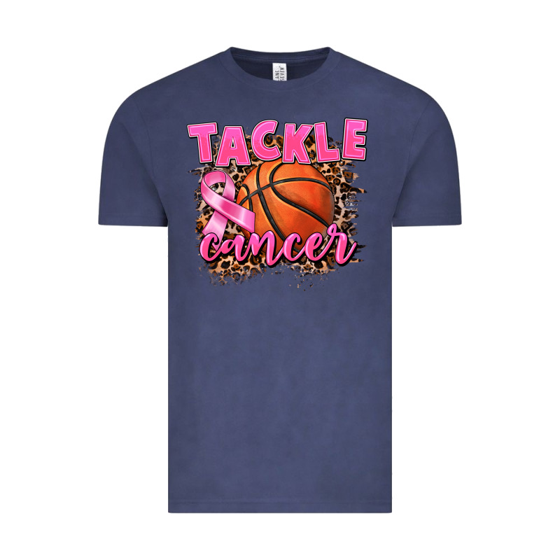 Tackle Cancer Basketball Vintage Tee by FaDigitalArtStudio | Teevron
