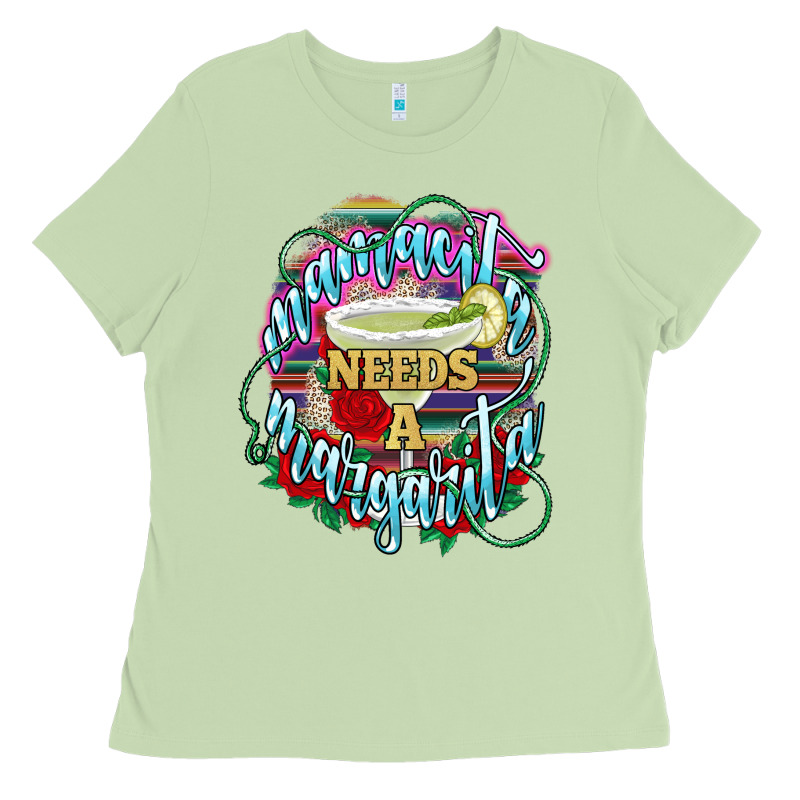 Mamacita Needs A Margarita Mexico Ladies Tee by HowdyJamesFarm | Teevron