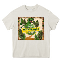 Cream motherhood is a walk in the park Heavy Core Tee - TumblerDesignByShophia