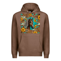 Chestnut western tennessee horse Premium Hoodie - LillyAllenDesigns