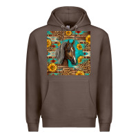 Coffee western tennessee horse Premium Hoodie - LillyAllenDesigns