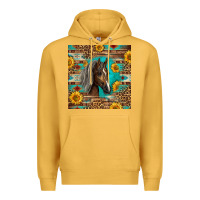 Mustard western tennessee horse Premium Hoodie - LillyAllenDesigns