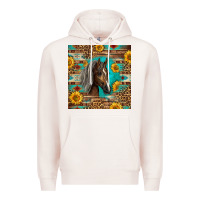 Pale Pink western tennessee horse Premium Hoodie - LillyAllenDesigns