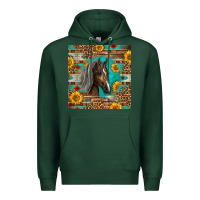 Sports Green western tennessee horse Premium Hoodie - LillyAllenDesigns