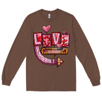 Chestnut Valentines Day Love Vacant Long Sleeve Tee - FaDigitalArtStudio