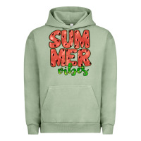 Pigment Oil Green summer vibes Urban Hoodie - JahusDesignShop